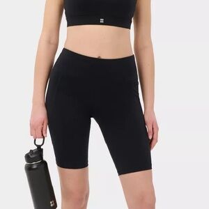 Sweaty Betty Power 9" Biker Shorts - Black xs never worn